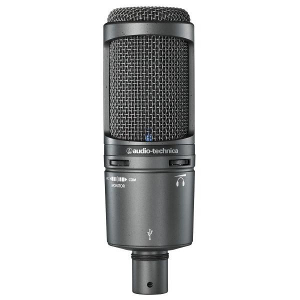 Микрофон студийный/ для ПК Audio-Technica AT2020USB+  Фото №0