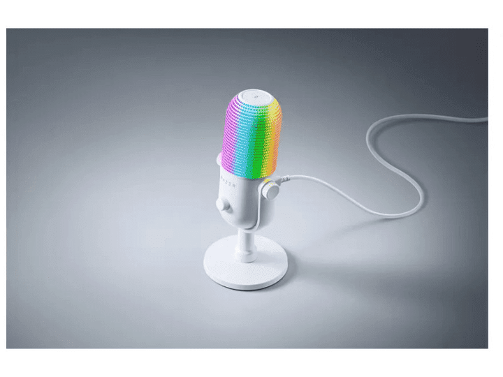 Микрофон для ПК/ для стриминга, подкастов Razer Seiren V3 Chroma White (RZ19-05060200-R3M1)  Фото №3