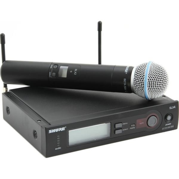 Приймач радіосистеми Shure SLX24/Beta58  Фото №0
