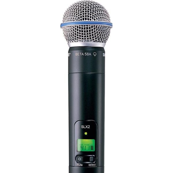 Приймач радіосистеми Shure SLX24/Beta58  Фото №1