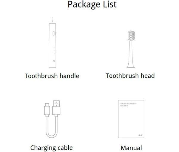 Електрична зубна щітка MiJia Sonic Electric Toothbrush T200 Blue  Фото №10