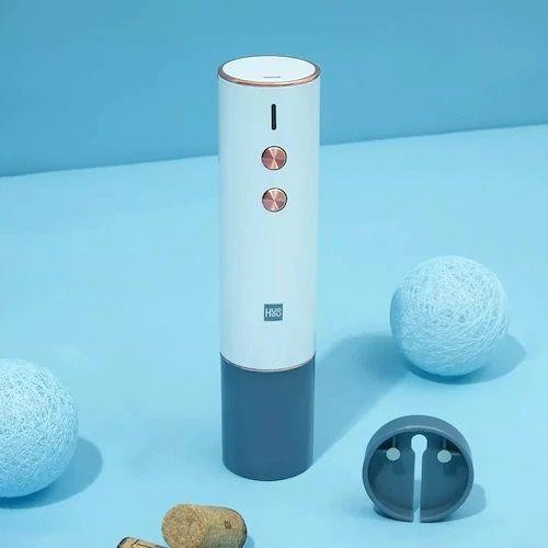Штопор Xiaomi Умный штопор Electric Wine Bottle Opener Blue HU0122 (Blue)  Фото №0