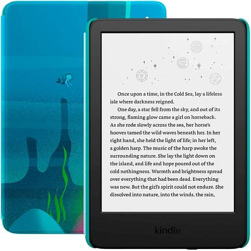 Электронная книга с подсветкой Amazon Kindle Kids 11th Gen. 2022 16Gb Ocean Explorer