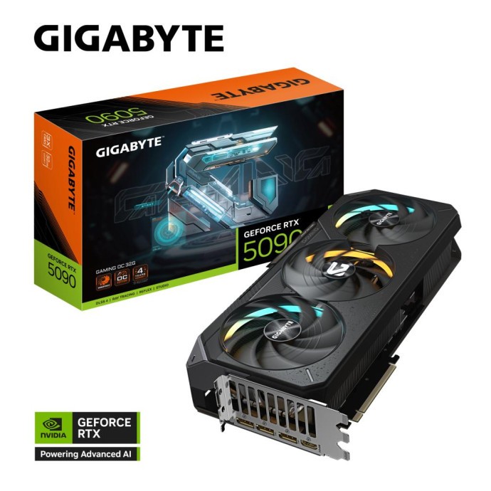 Видеокарта GIGABYTE GeForce RTX 5090 GAMING OC 32G (GV-N5090GAMING OC-32GD)  Фото №9
