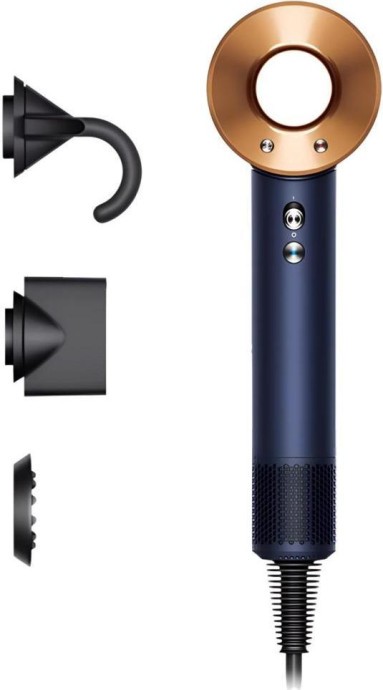Фен Dyson HD07 Supersonic Straight+Wavy Prussian Blue/Rich Copper (113277-01)
