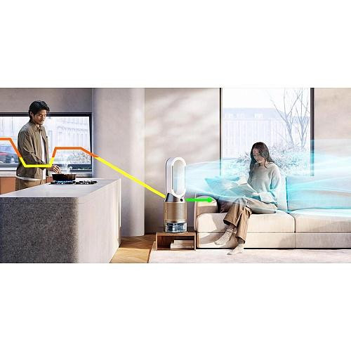 Климатический комплекс Dyson Purifier Humidify+Cool PH2 De-Nox White/Gold (545007-01)  Фото №1