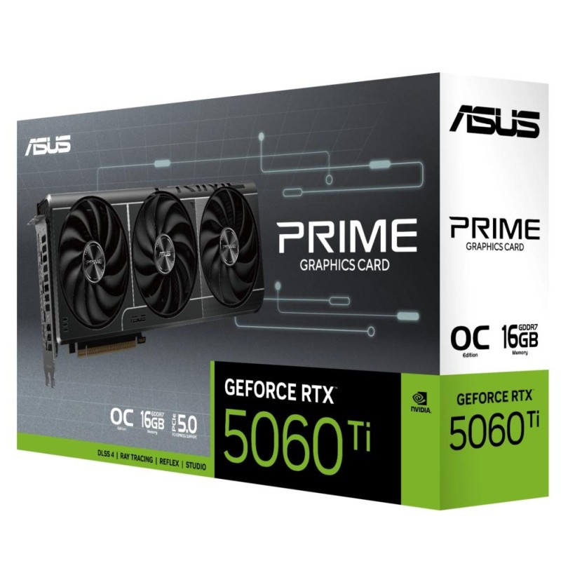 Видеокарта ASUS GeForce RTX5060Ti 16Gb PRIME OC (PRIME-RTX5060TI-O16G) (UA)  Фото №8