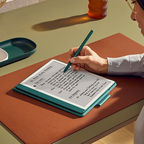 Электронная книга с подсветкой Amazon Kindle Scribe Premium Pen Jade  Фото №0