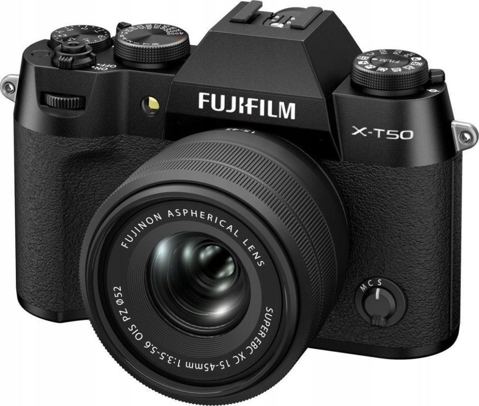 Беззеркальная камера Fujifilm X-T50 kit 15-45mm f/3,5-5,6 Black (16828741)