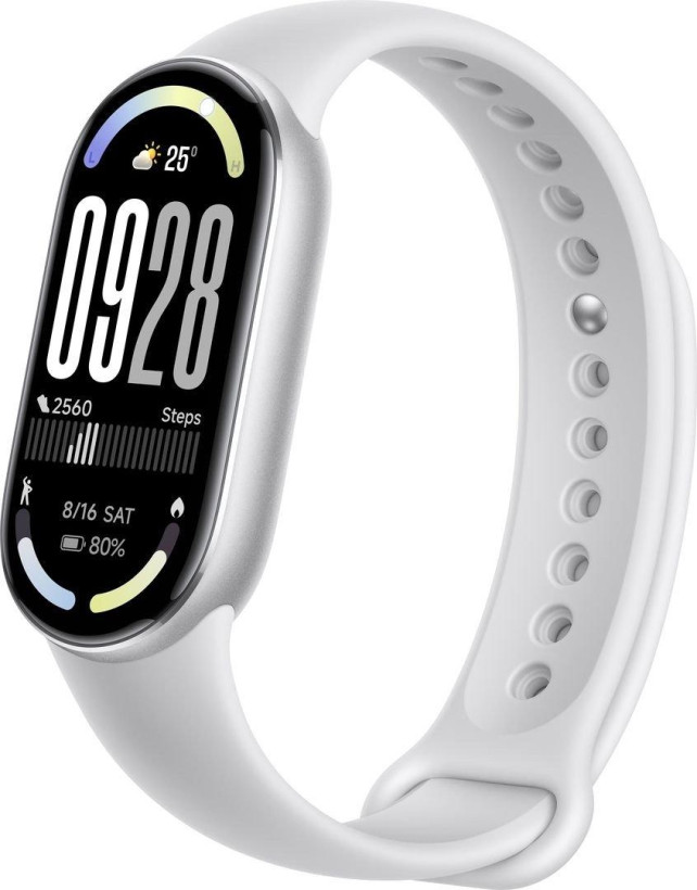 Фітнес-браслет Xiaomi Smart Band 10 Glacier Silver (BHR07PSGL)  Фото №2