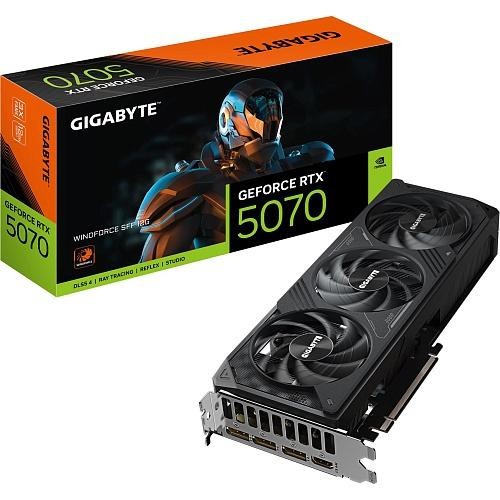 Видеокарта GIGABYTE GeForce RTX 5070 WINDFORCE SFF 12G (GV-N5070WF3-12GD)  Фото №9