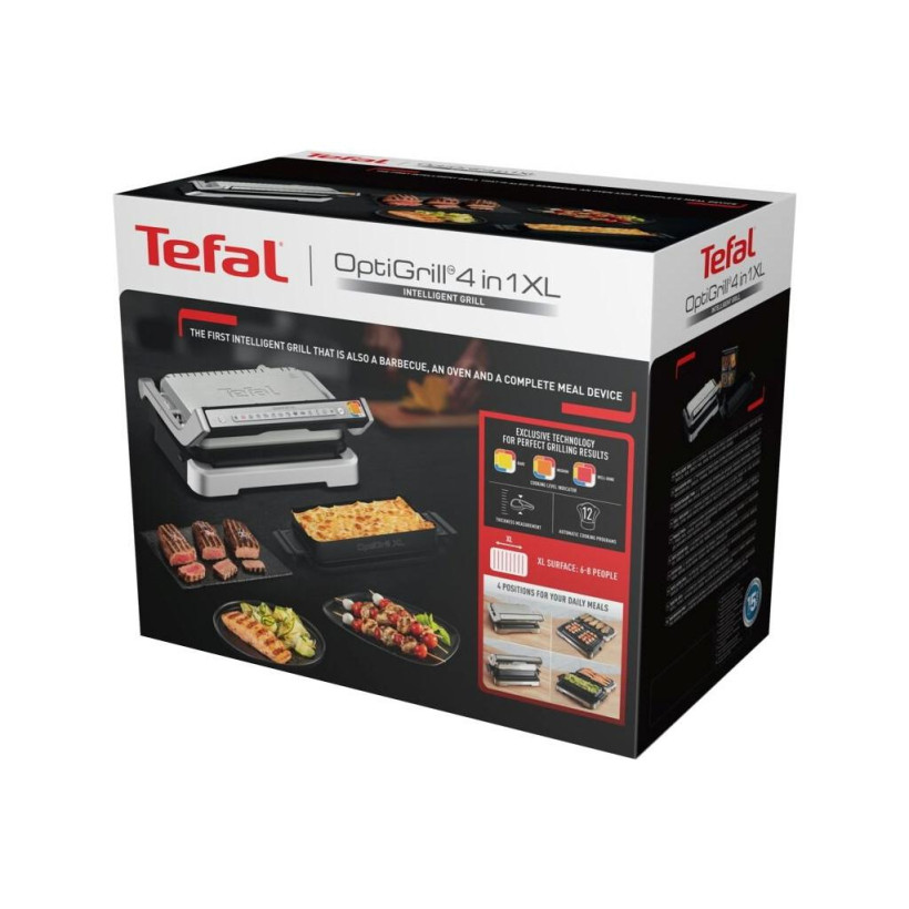 Електрогриль притискний Tefal OptiGrill 4in1 XL GC784D30 (UA)  Фото №10