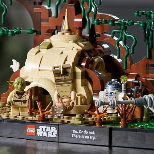 Блоковий конструктор LEGO Star Wars Діорама тренування Джедая на Дагобі (75330)  Фото №4