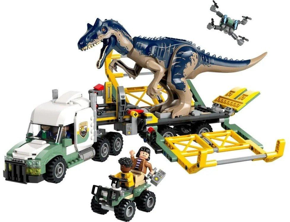 Блоковий конструктор LEGO Jurassic World Місії динозаврів: Вантажівка для перевезення алозавра (76966)  Фото №5