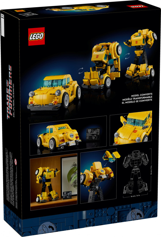 Блоковий конструктор LEGO Icons Бамблбі (10338) (UA)  Фото №3