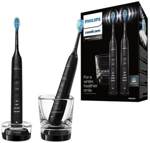 Набор из 2-х электрических зубных щеток Philips Sonicare DiamondClean 9000 Black HX9914/54