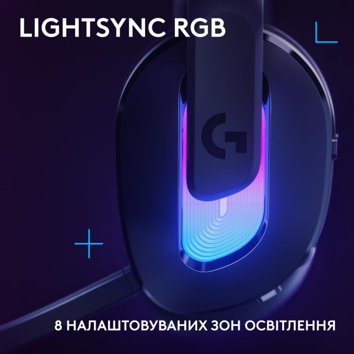Навушники з мікрофоном Logitech G522 Lightspeed Black (981-001544) (UA)  Фото №2
