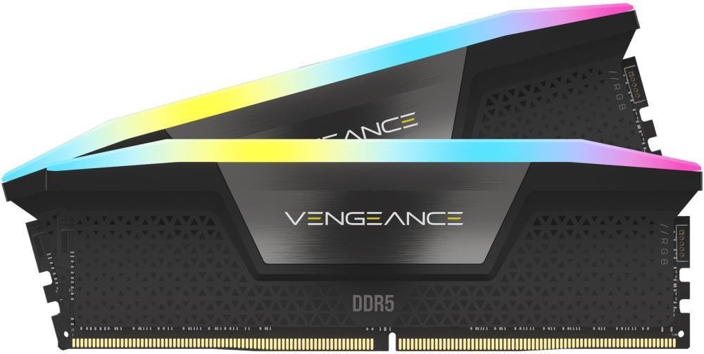 Память для настольных компьютеров Corsair 32 GB (2x16GB) 6000 MHz Vengeance RGB AMD EXPO (CMH32GX5M2B6000Z30K)