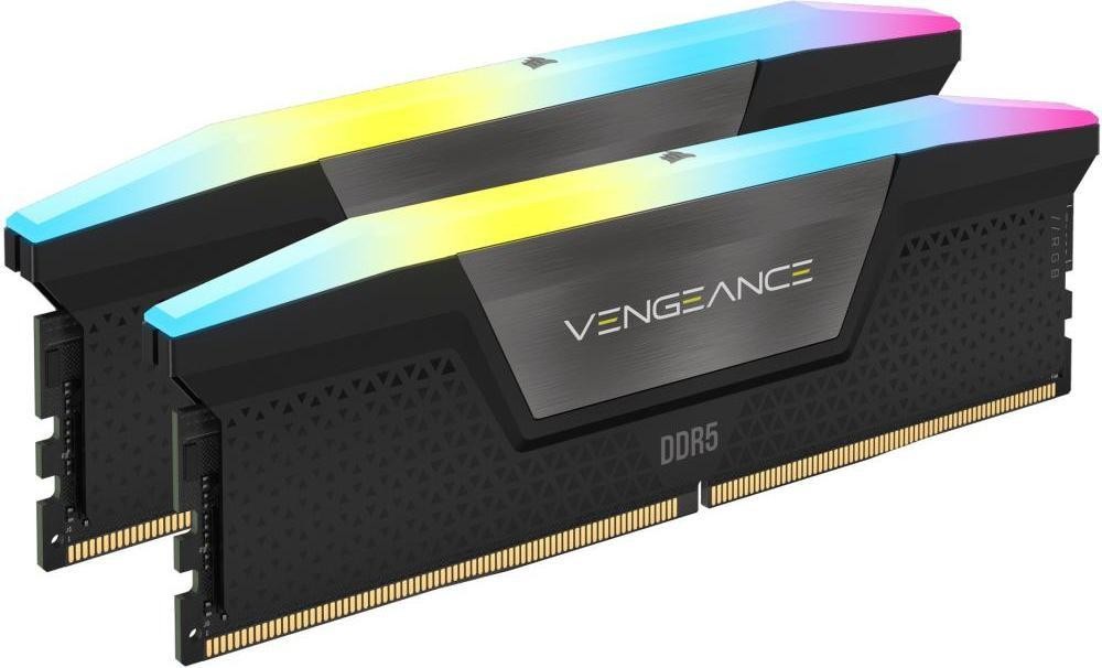 Память для настольных компьютеров Corsair 32 GB (2x16GB) 6000 MHz Vengeance RGB AMD EXPO (CMH32GX5M2B6000Z30K)  Фото №0