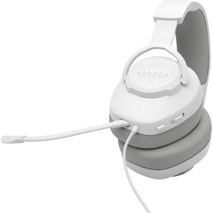 Навушники з мікрофоном JBL Quantum 100M2 White (JBLQTUM100M2WHT)  Фото №5