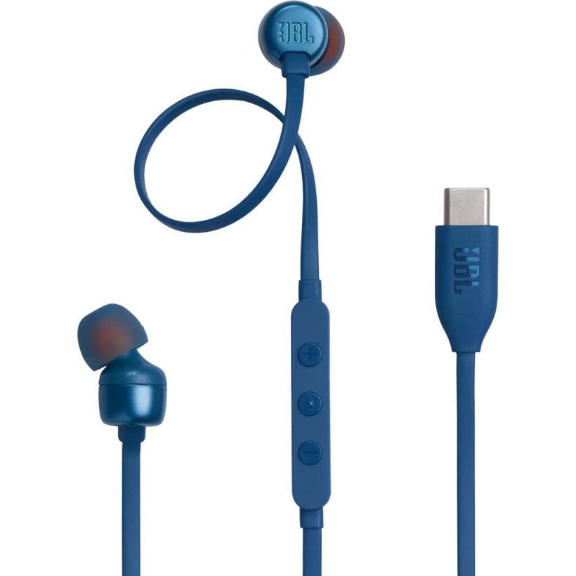 Навушники з мікрофоном JBL Tune 310C Blue (JBLT310CBLU)