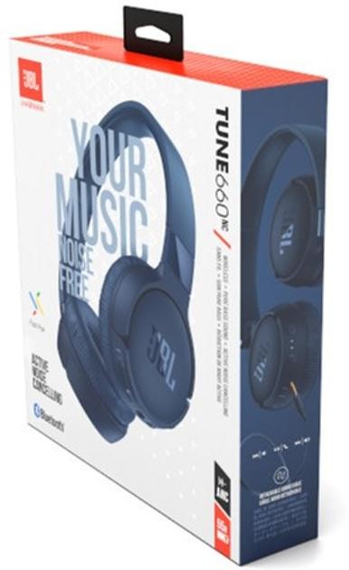 Наушники с микрофоном JBL Tune 660NC Blue (JBLT660NCBLU)  Фото №0