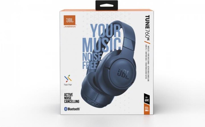 Наушники с микрофоном JBL Tune 760 NC Blue (JBLT760NCBLU)  Фото №3