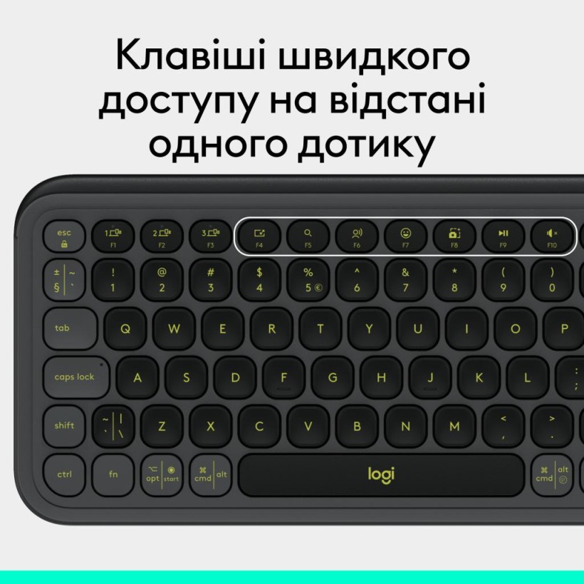 Клавиатура Logitech POP Icon Keys Graphite (920-013157)  Фото №6