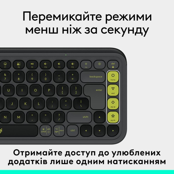 Клавиатура Logitech POP Icon Keys Graphite (920-013157)  Фото №3
