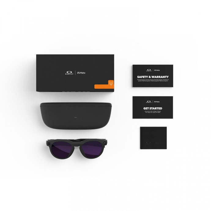 Смарт-окуляри Oakley Meta HSTN Black Lens color Clear to Amethyst Transitions  Фото №1