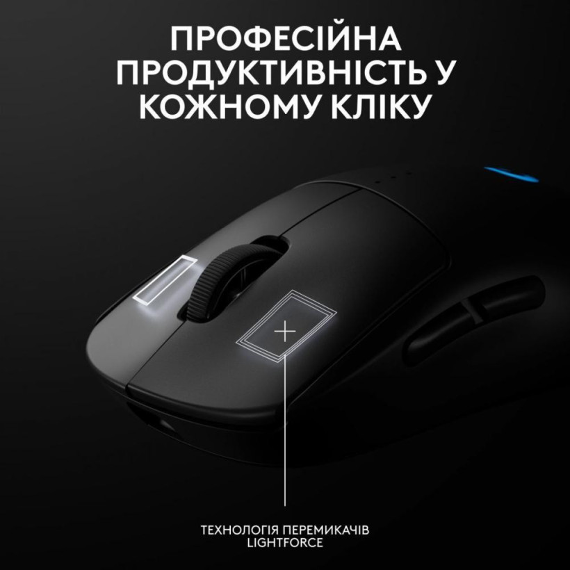 Мышь Logitech PRO 2 Lightspeed Black (910-007295) (UA)  Фото №3
