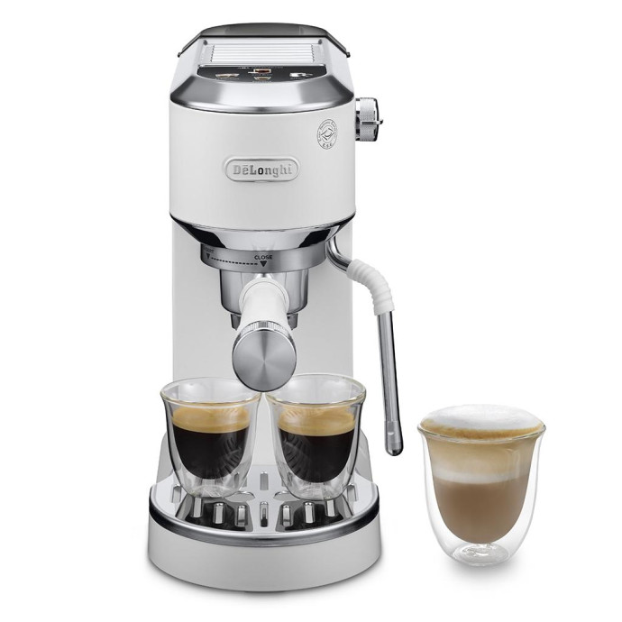 Ріжкова кавоварка еспресо Delonghi Dedica Duo EC 890.WI
